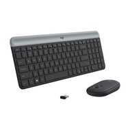 Logitech MK470 Slim Wireless Keyboard and Mouse Combo - Modern Compact Layout, Ultra Quiet, 2.4 GHz