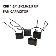 CBB 1.5/1.8/2.0/2.5 UF Fan Capacitor / Kapasitor Kipas Siling