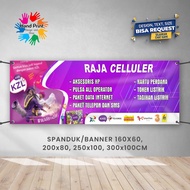SPANDUK BANNER Konter Pulsa Celluler C 300x100 CM