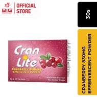 CRAN LITE CRANBERRY 830MG EFFERVESCENT POWDER 30S