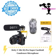 Deity V-Mic D3 Pro Super Cardioid On-Camera Recording Mic for DSLR Camera Camcorders Smartphone