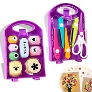 Creative Kids DIY Puncher Craft Set - Hole Punch for Kids, Shape Cutters for Crafting