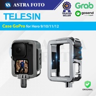 Telesin Case GoPro Hero 9/10/11/12 Aluminum Alloy Protective Housing