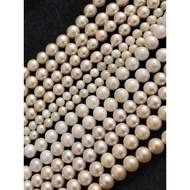 Akoya real jade necklace with stones and salty pearls - 2nd hand