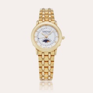 Blancpain Villeret | A yellow gold triple calendar wristwatch with moon phases and bracelet, Circa 1