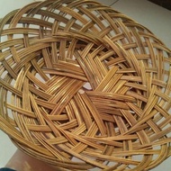 PIRING ANYAMAN BAMBU ROTAN PIRING LIDI ANYAMAN TRADISIONAL PIRING PRASMANAN