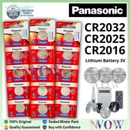 Original Panasonic 5pcs CR2032 CR2025 CR2016 Battery 3V Lithium Cr2032 Cr2016 Cr2025 2032 Watch Car 