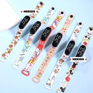 👨‍👩‍👧‍👦MEKIDS👨‍👩‍👧‍👦 LED Jam Tangan Budak Cartoon Kids Watches Waterproof