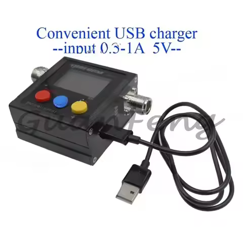 SW-102 Digital Antenna Power &SWR Meter VSWR 1.00-19.9 VHF/UHF 125-525MHz for Two Way Radio Ham Walk