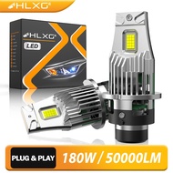 HLXG D3S D1S LED Canbus Headlights HID Plug & Play D2S D4S D5S D8S Reflektory D1R Two-sided CSP Chip
