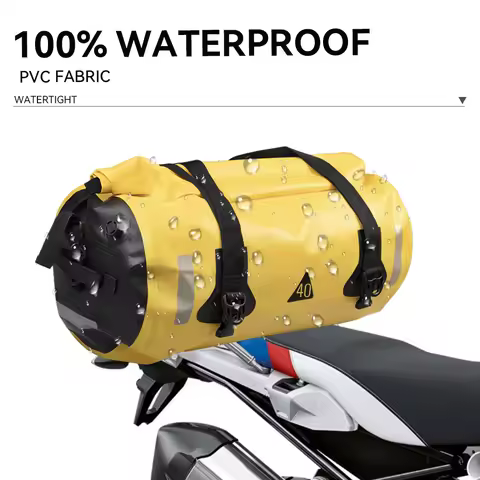 Motorcycle Bag Outdoor PVC Dry Sack Bag Waterproof 40L 60L 80L, Shoulder, Bag, Diving, Swimming, Hik