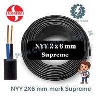 NYY 2x6 mm Supreme Original SNI SPLN / 50 Meters 40 Meters 30 Meters 20 Meters 10 Meters or Can Requ