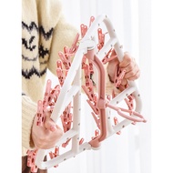 Multi-Clip Drying Rack Household Drying Socks Rack Student Children Clip Hanging Clothes Rack Clothe