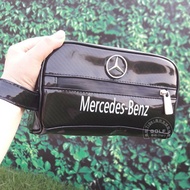 2025 Authentic Mercedes Benz Golf Bag Mens And Womens Handbags Sundries Tools Small Bag Double Layer