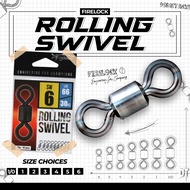 Firelock Kili Kili Rolling Swivel Pancing 1/0 1 2 3 4 5 6 Saltwater
