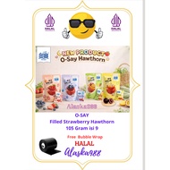 O-Say Hawthorn 9 Pcs - BPOM & Halal Fruit Candies