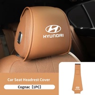 1/2pcs Hyundai Leather Car Seat Headrest Protective Cover Interior Accessories For Hyundai Stagazer 