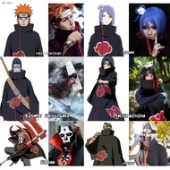 ❍№❍Naruto Costume Akatsuki Cloak Cosplay Sasuke Uchiha Cape Cosplay Itachi Cosplay costume Robe