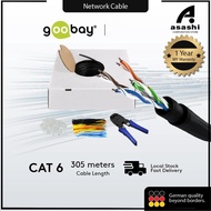 Goobay LAN CAT 6 OUTDOOR SOLID U/UTP CCA Set 94398 94399