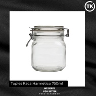 Hermetico Toples Kaca 750ml |Toples Penyimpanan Kaca Kedap Udara