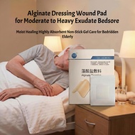 Alginate Dressing Seaweed Wound Pad for Moderate to Heavy Exudate Bedsore Moist Healing Highly Absor