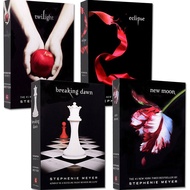 4Books/Set Twilight Series New Moon Elipse Breaking Down Book Film Original นวนิยายภาษาอังกฤษคลาสสิก Magic Story เด็กวัยรุ่น