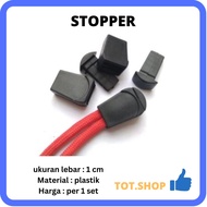 [Per-pcs] Stopper rope end rope kur prusik rubber string banji