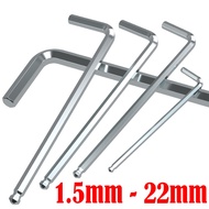 Ball Ended Hexagon Allen Allan Key 1.5mm - 14mm L-Shaped Metric Hex Key Wrenc