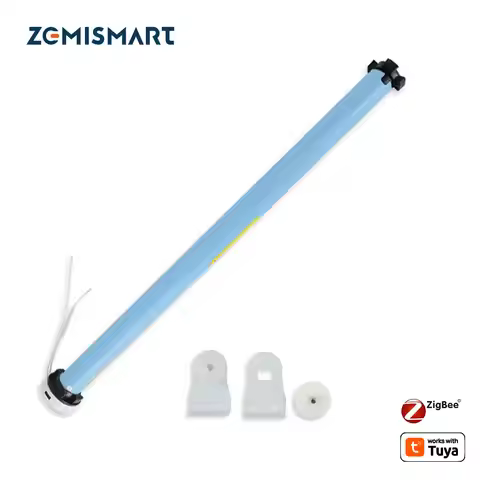 Zemismart Zigbee Roller Shade Motor with Battery For 37 38mm Tube Works with Tuya and Smart Life APP