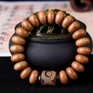 ◐ Jianglong wood six-way wooden bracelet nine-way wooden bracelet male and female Buddhist beads play agarwood small leaf red sandalwood Buddhist beads