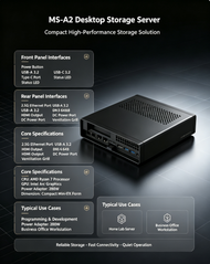 MINISFORUM MS-A2 AMD Ryzen™ 9 7945HX M.2 2280/U.2 NVME SSD MINI PC
