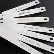 Yangjiang 10-Piece Set Coffee Measuring Spoon Stainless Steel Measuring Spoon with Scale Gram Quanti