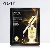 แผ่นมาสก์หน้าทองคำ 24K ทำคำบริสุทธิ์ Zozu Supreme 24k Gold Mask ฟื้นฟูผิวให้ความชุ่มชื่น ผิวเนียนละเอียดขึ้น