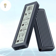 MOD M2 SSD Case NVMe SATA Dual Protocol 10Gbps With Display Screen Intelligent Digital USB3.2 Gen2 T
