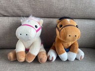 香港賽馬會 馬場有禮 馬公仔一對