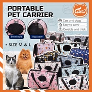 CATTO 53cm/44cm Multi-color Pet Cat Carrier Beg Kucing Travel Foldable Multi-functional Oxford Porta