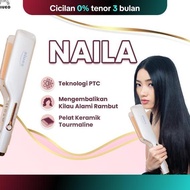Aiueo Naila Hair Straightener Recommended 2In1 Ceramic Tourmaline Hair Straightener for Straightenin