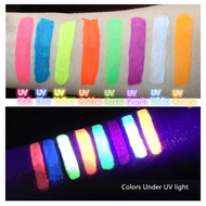 2025 SET OF 8 Pieces NEON UV Color Water Based Face Body Fluorescent Paint Pigment Great In Party Be