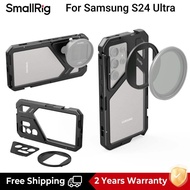 SmallRig Mobile Phone S24 Ultra Cage พร้อมอะแดปเตอร์เลนส์ด้านหลังแบบเกลียว T ขนาด 17 มม. และ 67 มม.