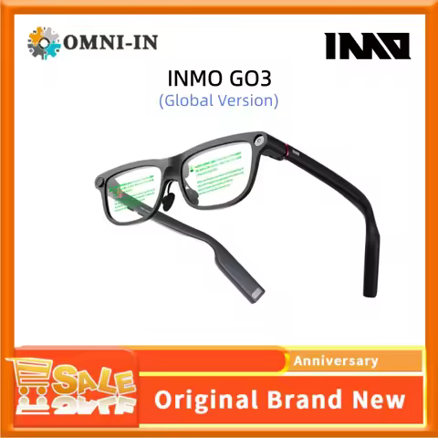 INMO GO3 AI Translation Smart Glasses, Realtime Translate Text in Your Eyes AR Glasses with Camera, 