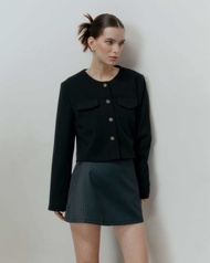 STUDIO UNKNOWN - Kate Cardigan คาดิแกน ตกแต่งกระดุม โลโก้