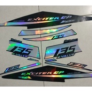 Striping MOTOR MX NEW 135 EXCITER GP FULL HOLOGRAM