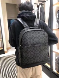 Coach Graham Backpack In Signature Canvas男士背包 C2935