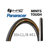 PANARACER MINITS TOUGH PRO TITE 20X11/8 (28-451) & 20*1.25 (32-406) FOLDING BIKES TIRES 451 LIGHTWEI
