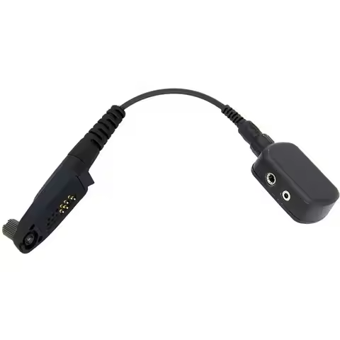 [B24B!】 Cable For Walkie Talkie Earphones PTT Adapter For ZTE Caltta PH790 PH500 PH520 GH650 PH700 F