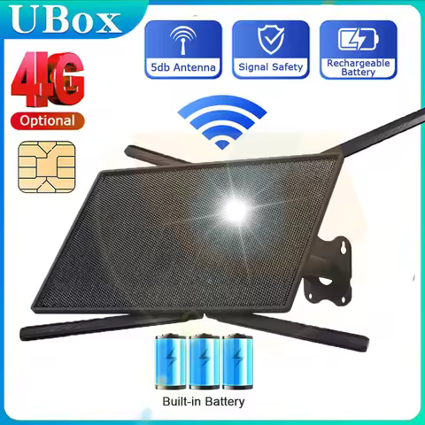 INQMEGA 4G LTE Solar Router 2.4Ghz WiFi Hotspot Wireless Access Point SIM Card-Slot Built-in 21000mA