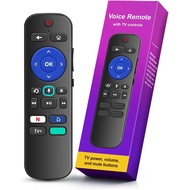for Roku Voice Remote Control with 4 Shortcuts & Easy Setup, Voice Remote Replacement for Roku TV, A
