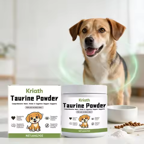 200g Mild Formula Dog Care Taurine Powder Daily Nutrition Maintain Pet Physical Health Soothing Disc