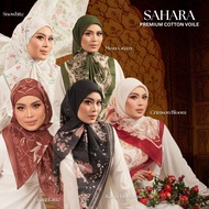 Delyna.Co Hijab Sahara Series 46' Square | Bawal Bidang 46 Premium Cotton Voile