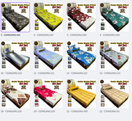 Cadar Fitted 3in1 Saiz Single Ada sarung Bantal Peluk Booster Pillow Case 100% Cotton